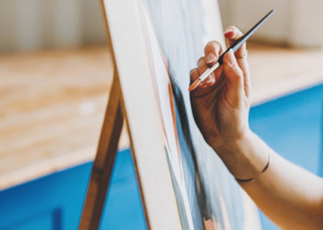 Live-Painting mit werk m. – Melanie Kempf